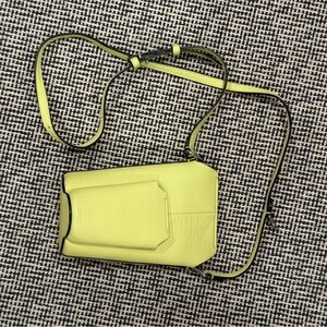 Ecco Vibrant Neon Yellow Pot Bag